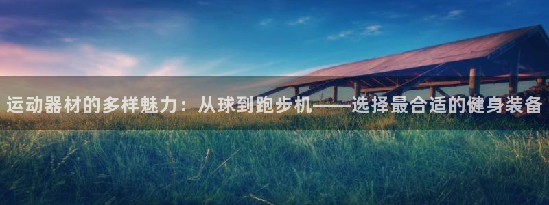 凯捷体育科技：运动器材的多样魅力：从球到跑步机——选择最合适