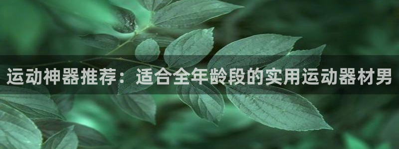 凯捷体育是干嘛的公司：运动神器推荐：适合全年龄段的实
