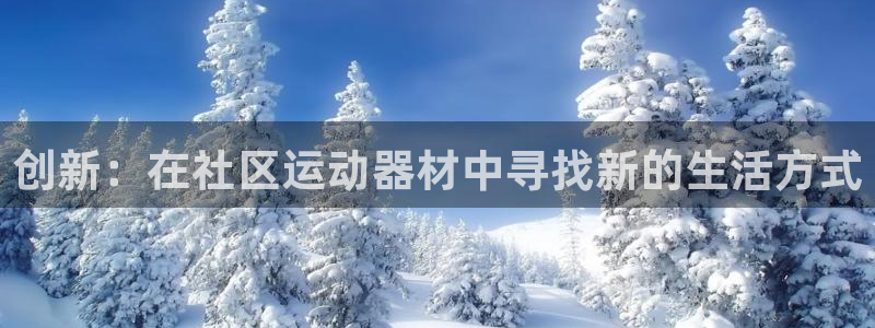 凯捷体育平台假的吗是真的吗：创新：在社区运动器材中寻找新的生