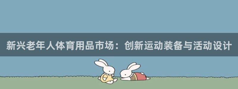 凯捷体育平台注册流程图：新兴老年人体育用品市场：创新